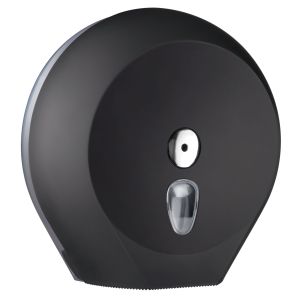 Dispenser Portarotolone carta igienica Maxi Jumbo- LINEA COLORED-Nero