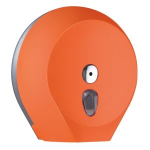 Dispenser Portarotolone carta igienica Maxi Jumbo- LINEA COLORED-Arancione-marplast