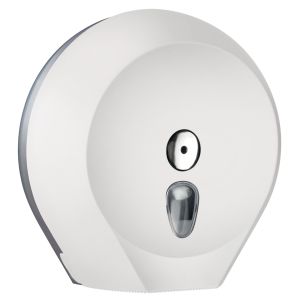 Dispenser Portarotolone carta igienica Maxi Jumbo- LINEA COLORED-Bianco