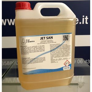 JET SAN SGRASSANTE SANITIZZANTE NON SCHIUMOGENO CONCENTRATO 5 LT